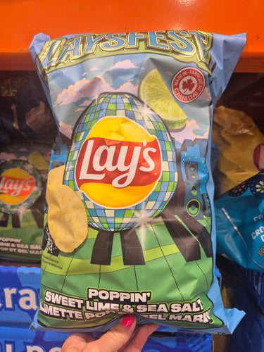 Lay's Sweet Lime & Sea Salt Chips - 1 x 585 Grams